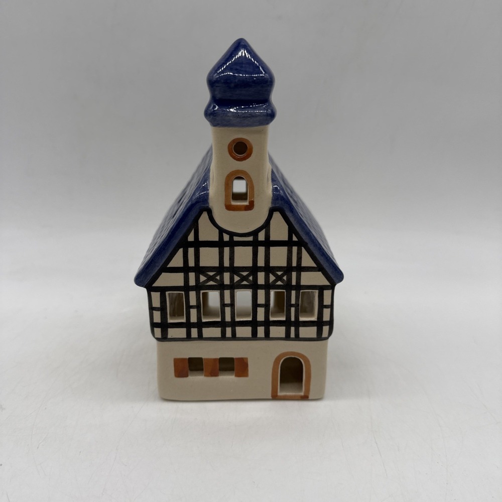 Ursula Leyk Lichthaus House Tea Light Candle Holder Signed 1990 W. Germany